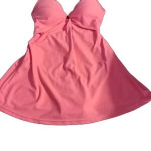 Shore Shapes Swimwear 1 Pc. Swimsuit Coral Pink Sz. 8